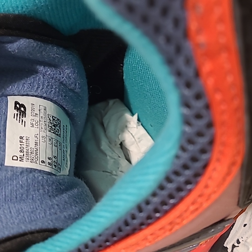 NEW BALANCE 801 BLACK CORAL ALL TERRAIN SNEAKERS - Picture 5 of 10
